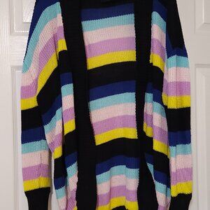 Killstar Rainbow Knit Cardigan M